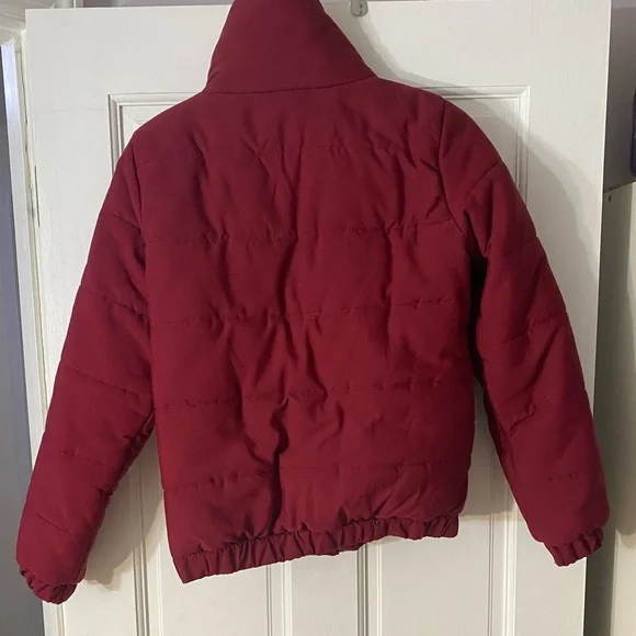 red/maroon puffer jacket! - Picture 3 of 4